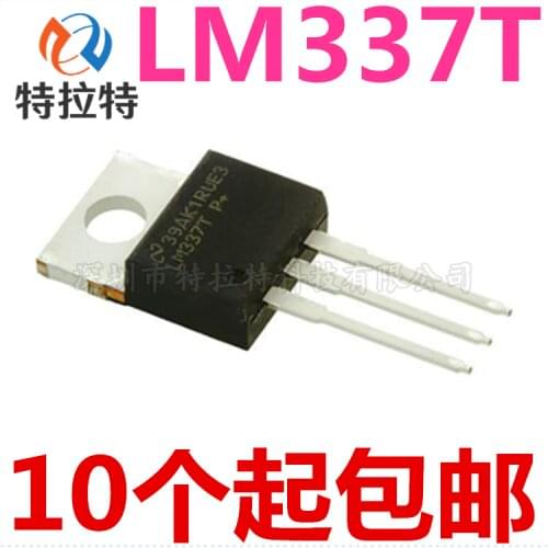 10pcs/lot LM337T LM337 TO-220 Negative Adjustable Regulator IC NEW In Stock