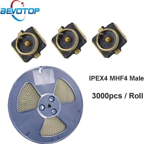 3000~5000pcs/pack uFL u.FL IPX IPEX4 MHF4 Male Plug Socket Jack PCB Soldering Panel Base, IPEX PCB RF Wire Connector