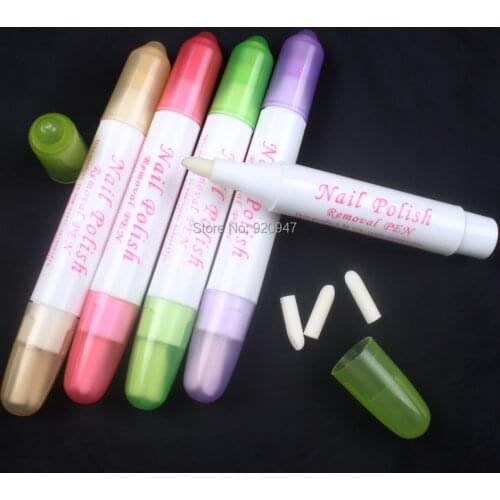 5PCS NAIL ART CORRECTOR PEN POLISH REMOVER PENS VARNISH CORRECTION MISTAKES & Tips