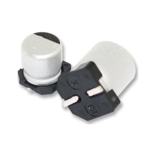 50PCS 100UF 25V 6.3*7.7 SMD Aluminum Electrolytic Capacitors