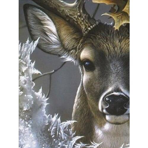 5d Diamond Painting Rhinestones Embroidery Picture Needlework Cross Stitch Diamond Mosaic Gift Deer Animal Wall Arts Decor