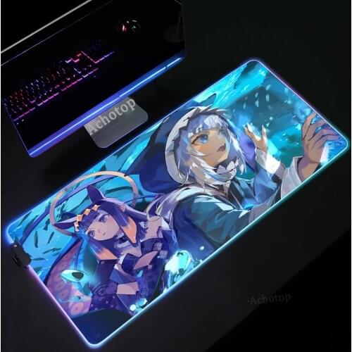 Anime Mouse Pad 80x30cm HD Pattern Large Computer Mousepad Cute Kawaii Gaming Cartoon RGB Pad to Mouse Keyboard Desk Mice Mat