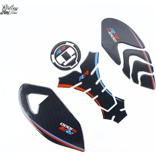 For BMW S1000RR 2010-2018 Motorcycle Carbon Fiber Gas Tank Cap Pad Tank Protective Pad Anti slip Tank Pad