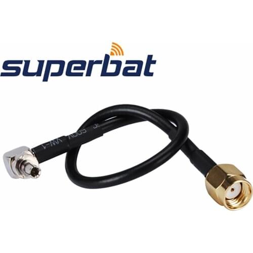 Superbat CRC9 Pigtail Cable to RP-SMA Plug RG174 RF Coaxial Cable for 3G Huawei Modem wholesale