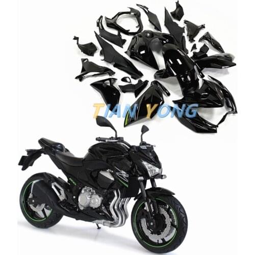For Kawasaki Z800 2013-2014-2015-2016 Injection ABS Full Fairing Kit Motorcycle Cowling Bodywork 13-15-16 All Black Line Green