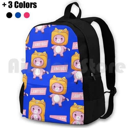 Lankybox Outdoor Hiking Backpack Waterproof Camping Travel Lanky Box 2020 Coved19 Funny Funny Lankybox Lankybox Adopt Me