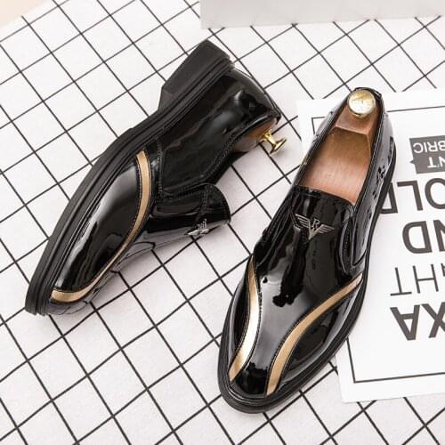 CIMIM Brand Business Men Casual Leather Shoes New Formal Comfortable Luxury Wedding Shoes Fashion Dress Office Men Loafers