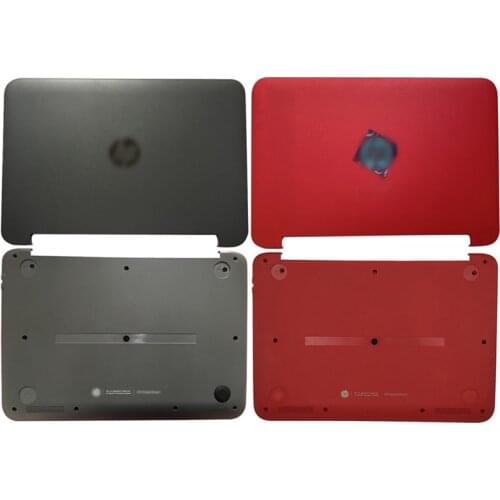 New Laptop LCD Back Cover/Bottom Case For HP Pavilion X360 11-N 11-N011D Series Top Back Cover Gray/Red