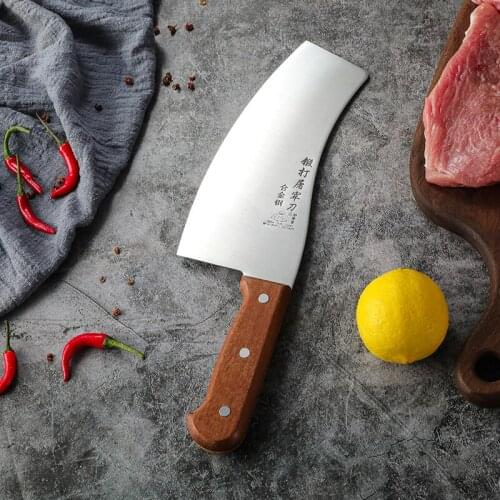 Butchering Meat Cutting Knife Stainless Steel Cutting Forged Blade Chef Knife Cutting Meat Vegetable Butcher Knife Kitchen Tools