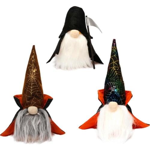 Halloween Plush Dwarf Exquisite Craftsmanship Decorative Ornament Decoration Accessories