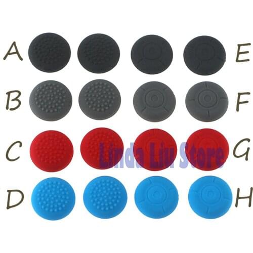 Silicone Thumb Grip Caps Gamepad low grips For Nintendo Switch NS Analog Joystick Cover Case 100pcs/lot