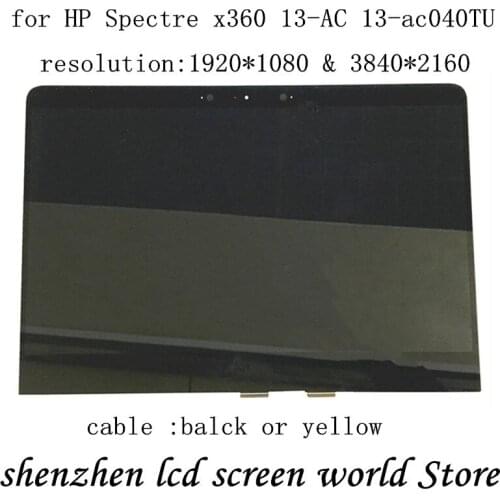 Test well 13.3" LCD Touch Screen Assembly 918030-001 for HP Spectre X360 13-AC 13-AC013DX 13-AC010CA 13-AC020CA
