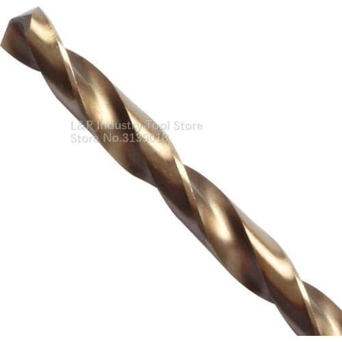 10PCS/Lot New Germany Quality Cobalt HSSCO Extended Lengthened Drill D1-1.9mm Electric Twist Drill HSS-E DIN For Stainless Steel