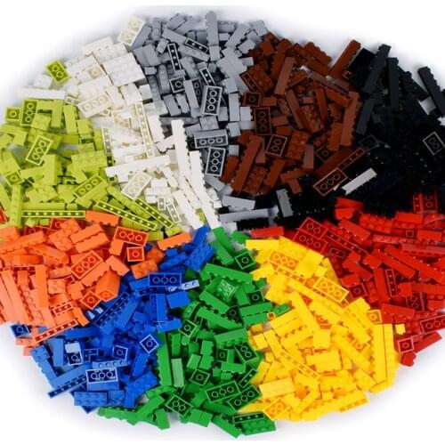 100g/pack Bulk Parts Thick Bricks 9 Size Mixed Colors Building Blocks Figure MOC Plate Model Educational Toys for Children Gifts