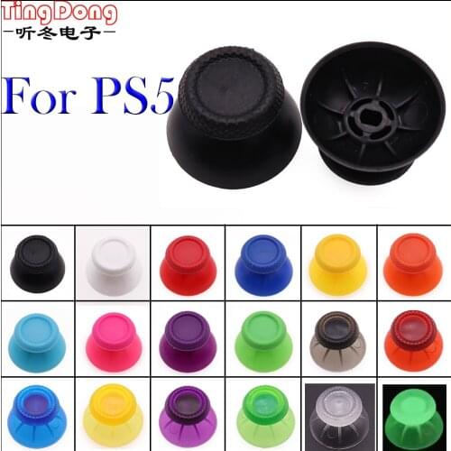 100pcs Analog Cover 3D Shell Thumb Stick Joystick Thumbstick Mushroom Cap For Sony PlayStation 5 PS5 Controller Accessories