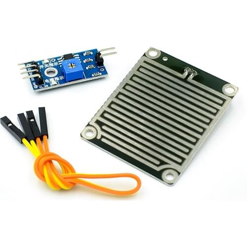 3.3-5V Rain Raindrops Detection Sensor Weather Humidity Module For arduino