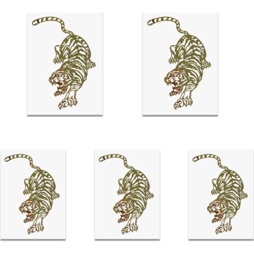 5 Sheets Metal Stickers Epoxy Resin Mold Fillings Jewelry Making Material Filler DIY Art Crafts Decor