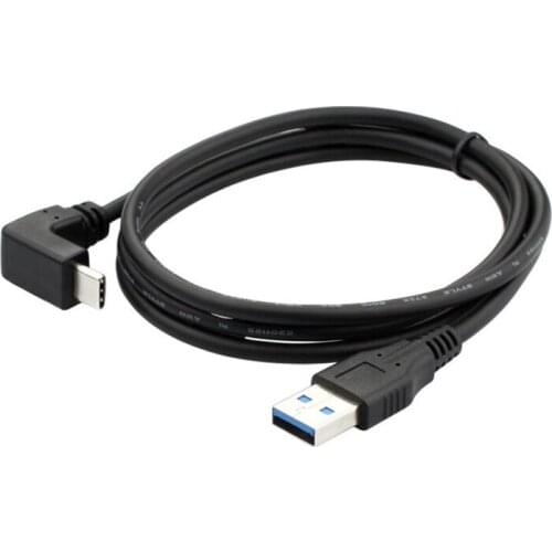 90 Degree Android Charging Cable USB3.1 Type-C 3A Fast Charging Cable for Samsung, Huawei Phones