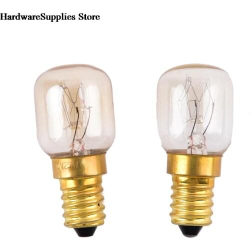 E14 220V-240V 15W/25W High Temperature 300 Celsius Degree Oven Toaster/Steam Light Bulbs Cooker Hood Lamps Microwave Oven Bulbs