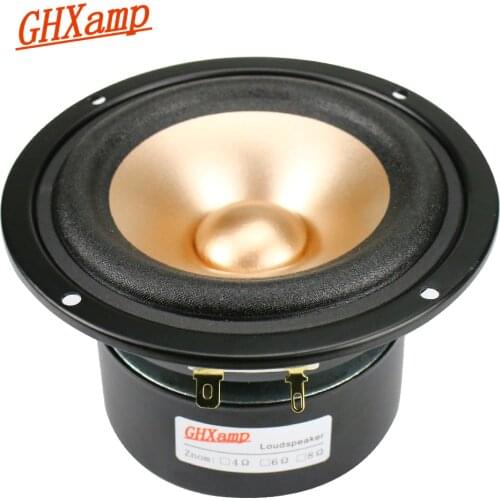 GHXAMP 4 Inch Full Range Speaker 4ohm 25W Home Theater Cloth Edge Vocal Sweet Deep Bass For Desktop 2.1 Satellite Speakers 1pcs