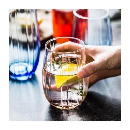 Champagne Beer Water Crystal Drinking Glass Tea Water Cocktail Glass Kitchen Juice Milk Vasos De Vidrio Glass Beer QJJ60BLB