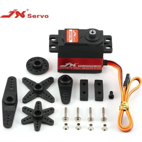 JX PDI-6221MG-180 20.32kg 180 dgree Steering Digital Metal Gear Core Servo with High Torque for RC 1/10 1/8 RC Car Boat DIY