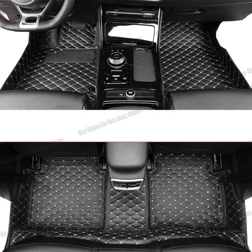 Leather car floor mats for kia optima k5 DL3 2019 2020 2021 2022 accessories auto carpet cover interior seat 5th 5 rug