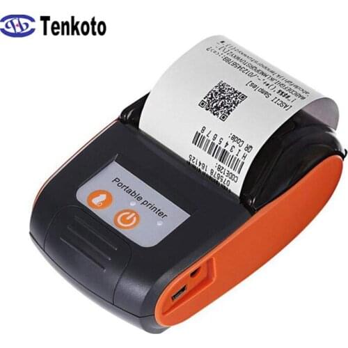 Bluetooth 58MM Mini Portable Wireless Printer Mobile Pocket Invoice Terminal Thermal Printing Machine With Free SDK