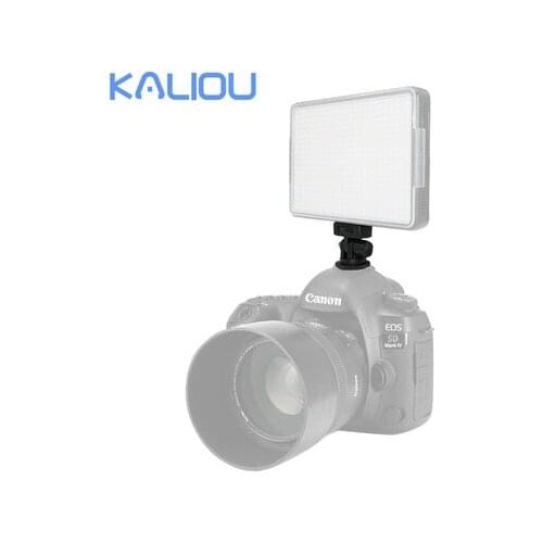 180° Rotary Mini Ball Head Ballhead Hot Flash Shoe Mount Adapter 1/4" Screw for LED Light Tripod Monitor DSLR Camera Video stand