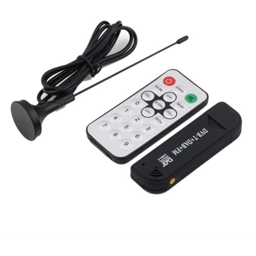 Mini USB 2.0 Software Radio DVB-T RTL2832U+R820T2 SDR Digital TV Receiver Stick