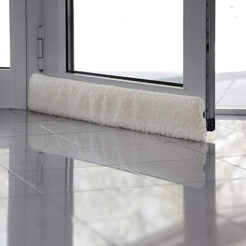 Soft Door Draft Stopper Strip Under Door Seal Draught Excluder Insulate Cold Air Stopper for Exterior/Interior Doors