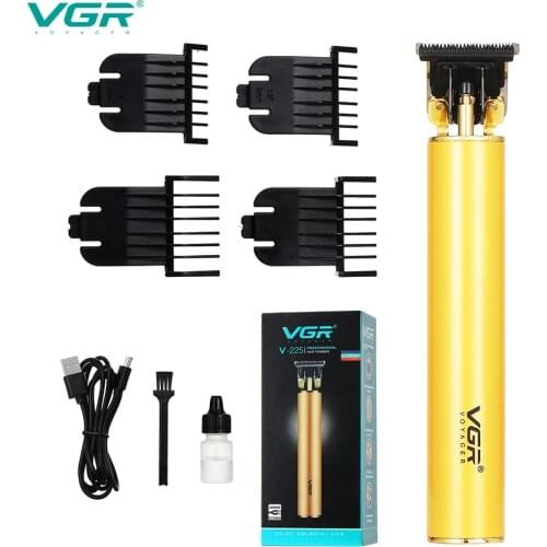 VGR Professional Electric Hair Clipper Oil Head Engraving Scissors T-shaped Blade Metal Hair Clipper Electric Hair Clipper V225