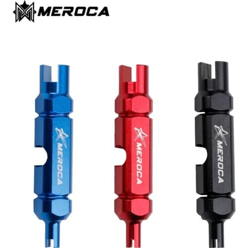 MEROCA Bike Valve Remover Multifunction Tool Schrader/Presta Iamok Extension Pod Bicycle