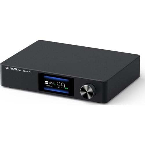 SMSL SU-9 MQA Full Decoder Bluetooth 5.0 ES9038Pro USB DAC 2nd Gen XMOS DSD512 PCM768kHz/32Bit UAT LDAC Balanced Decoder