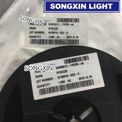 200pcs For WOOREE LED 3535 Light Beads Cool white 3V 1.85W LED LCD TV Backlight LED Backlight TV Application WM35E1F-YR07-eB