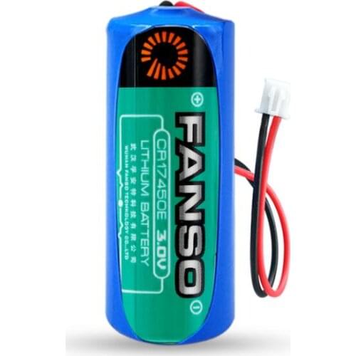 1PCS CR17450E smart water meter 3V battery PLC device lithium battery with plug