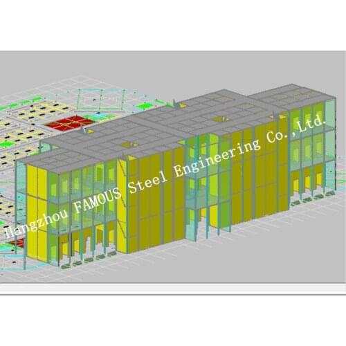 High Level Office Steel Structure Building Architectural and Structural Engineering Designs Institute
