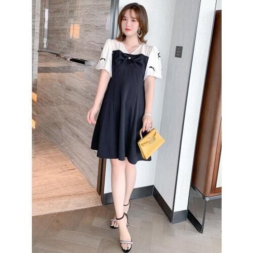 High quality Hubble-bubble sleeve nail bead bowknot is the new summer dress