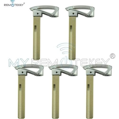 Remtekey 5pcs spare remote emergency key blade For Hyundai Santa Fe 2013 2014 2015 smart small insert key blade right profile