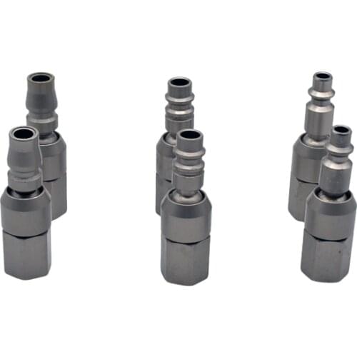 2 pieces quick Connector spray gun Adapter Industrial 1/4-Inch Series Swivel Plug 1/4-Inch internal thread Eu/US/JP connector