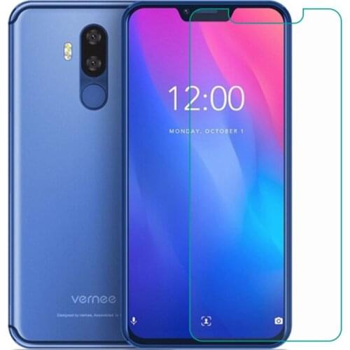 2PCS Tempered Glass On For Vernee M8 Pro GLASS 9H Protective Film Explosion-proof Clear LCD Screen Protector Phone case cover