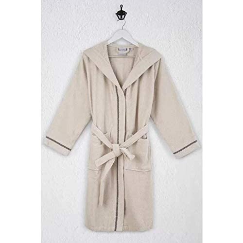 IRYA INTEGRA COREWELL BATHROBE ECRU L / XL