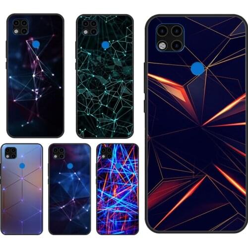 Lines Point Light Phone Case For Xiaomi Redmi Note 10 9 Pro 8T 9S 7A 8A 9A 9C 9T K40 Redmi Note 8 Pro Cover