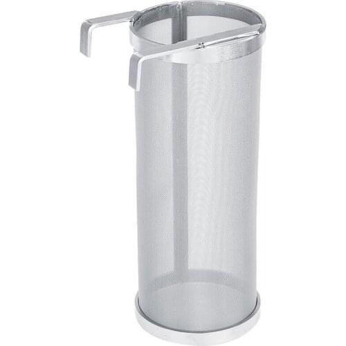 Brewing Filters 300 Micrometre Homemade Brew Beer Hop Mesh Filters Strainer with Hook Kettle Brew Filters(10 x 25.5cm)