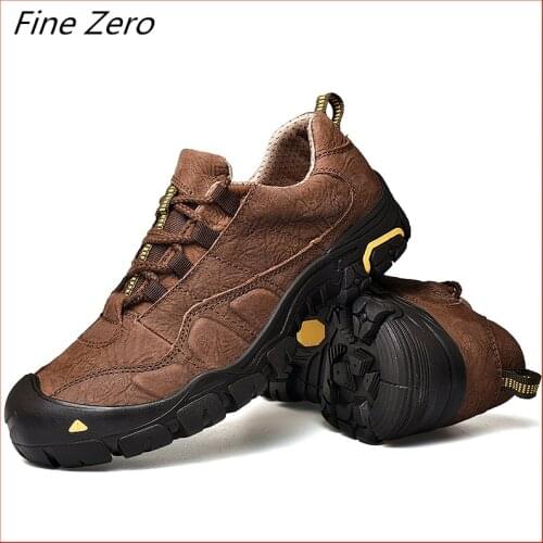Fine Zero Men's Leather Sneakers