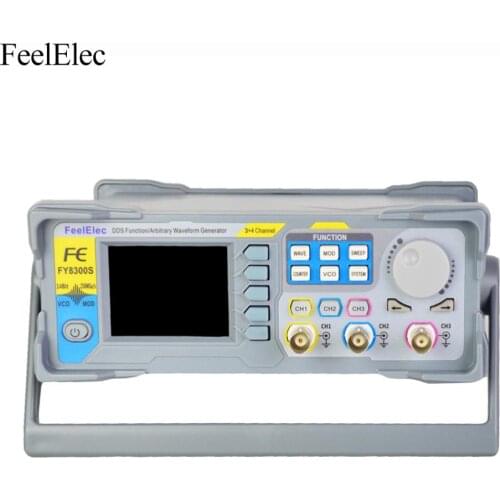 FeelElec Signal Generator FY8300S-60Mhz Signal-Source-Frequency-Counter DDS Arbitrary Waveform Three-Channel
