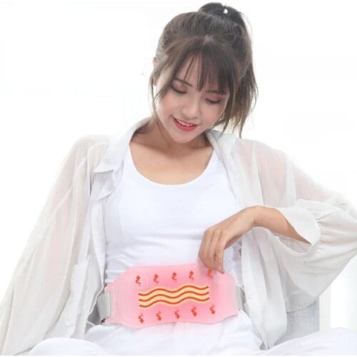 SzBlaZe Graphene Electric Belly Heating Pad Fast Heating Thin Warmer Belly Pad Exothermic Padding Menstrual Belly Pain Relief