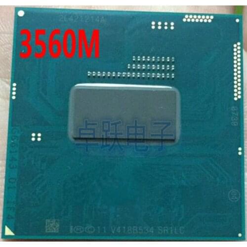 Intel latop core 3560M CPU 2.4G SR1LC PGA official version of the notebook supports HM86 / 87 platform processor free shipping