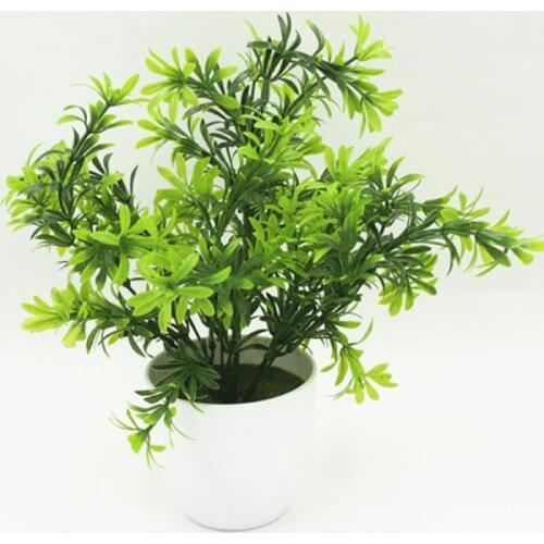 Artificial Plants Wall Living Room Panels Encryption Fake Green Leaf Branch Chrysanthemum Grass
