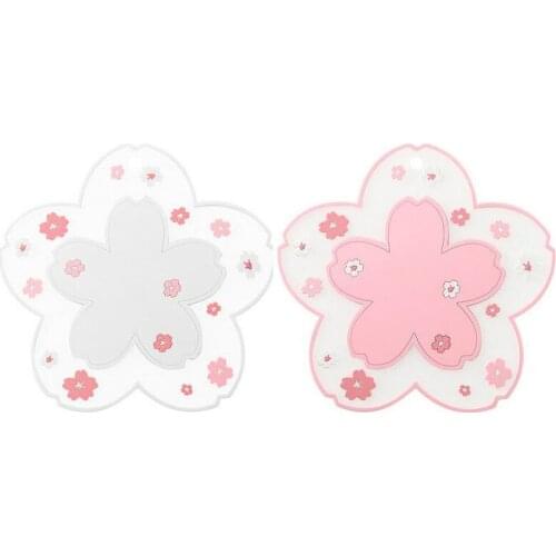 Cherry Blossom Coffee Mat Family Coaster Heat Insulation Table Mat Anti-skid Cup Pads Tea Cup Milk Mug Coffee Cup Coaster